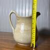 Antique Warranted Ironstone China Pitcher &ndash; Cream Glaze - 7