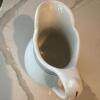 Antique Iroquois China Water Pitcher - Red and Black Bands - 3