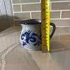 German Glazed Stoneware Creamer and Sugar Set - 9