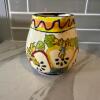 Mexican Pottery Creamer Pitcher - Hand-Painted Floral Design - 3
