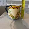 Mexican Pottery Creamer Pitcher - Hand-Painted Floral Design - 5