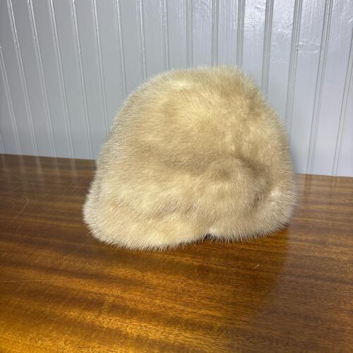 Vintage Mink Fur Style Women's Hat &ndash; Size S/M