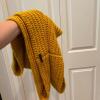 Coach Chunky Knit Wool Blend Snood Scarf - Mustard Yellow - 2