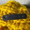 Coach Chunky Knit Wool Blend Snood Scarf - Mustard Yellow - 3