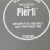 Decorative Tabletop Set - Pier 1 Charger Plates, Scott Living Tray, Cotton Linens - 5