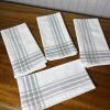 Decorative Tabletop Set - Pier 1 Charger Plates, Scott Living Tray, Cotton Linens - 12
