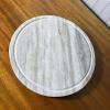 Marble and Glass Cheese Dome with Footed Base - 3