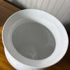 Raymond Waites Ceramic Tissue Box Cover and Vase with Faux Greenery - 6