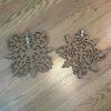 Pair of Resin Wall Plaques - 2