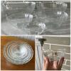 Set of Five Arcoroc France Glass Nesting Bowls