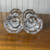 Pair of Japanese 25% Lead Crystal Taper Candle Holders - 3