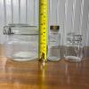 Trio of Small Glass Storage Jars - 4