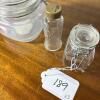 Trio of Small Glass Storage Jars - 5