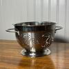 Stainless Steel Cherry Cutout Colander