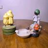 Goebel Hummel "Happy Pastime" Porcelain Figurine with Ashtray With Two Music Box Figurine - 2