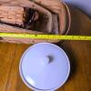 Longaberger Basket Set (1991, Handwoven, Dresden OH) & Woven Traditions Pottery Casserole - 8