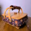 Longaberger 1991 Handwoven Baskets with Liners and Protectors - 4
