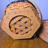 Longaberger 1991 Handwoven Baskets with Liners and Protectors - 9