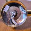 Brass and Glass 3-Light Wall-Mounted Vanity Light Fixture - 4