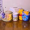 Disney Fantasma Winnie the Pooh Character Clock & Bathroom Set, Complete, Circa 2002, Ceramic & Plastic - 2