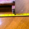 Antique 27.5" Wooden Child's Hand Sled, Flat Deck, Red & Green Paint, 1930s-1950s - 5