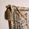 METRAX Belgian Cotton Wall Tapestry, 60"x23", European Village Scene, Decorative Rope & Tassels - 2