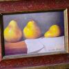 Pear-Themed 16" Wall Clock and Art Bundle - 2