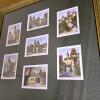 Rothenburg Art Prints in Custom Gold Wood Frame, 19.5"x19.5" - 2