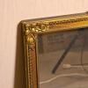 Louis XVI Style Giltwood Ornate Wall Mirror 28.5"x23.5" Ribbon Crest Detailed Frame - 3