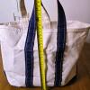 L.L.Bean Boat and Tote Bag, Large 20"x12", Natural/Navy Canvas, USA Made - 5