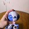 Set of 6 Hand-Painted Delft Blue Porcelain Christmas Ornaments, 3-inch Diameter - 4