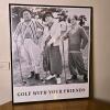 Three Stooges &ldquo;Golf With Your Friends&rdquo; Framed Poster 24"x30"