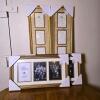 North American Enclosures Multi-Opening Gold Photo Frames 10x20 & 7x29, Mat Included, Made USA