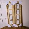 North American Enclosures Multi-Opening Gold Photo Frames 10x20 & 7x29, Mat Included, Made USA - 2