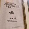 North American Enclosures Multi-Opening Gold Photo Frames 10x20 & 7x29, Mat Included, Made USA - 5