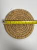 Handwoven Jute Rope Trivets & Straw Placemats Set - 3