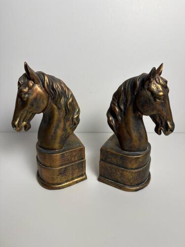Horse Head Bookends