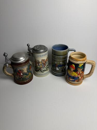 German & Irish Beer Steins Set