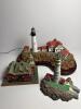 Trio of Danbury Mint Collectible Lighthouses