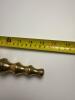 Pair Polished Brass Wall Candle Sconces - 5
