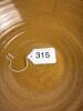 Tan Glazed Stoneware Bowl - 6