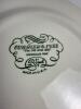 Set of 2 Currier & Ives &ldquo;The Old Grist Mill&rdquo; Blue Dinner Plates by Royal - 4