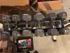 Hex Iron & Neoprene Dumbbell Set w/ Rack - 2