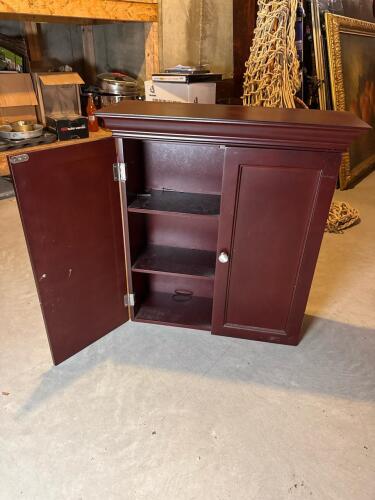 Wall-Mount Wood Cabinet