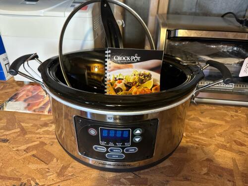 Hamilton Beach Stay or Go 6-Quart Digital Slow Cooker with Temperature Probe