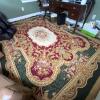 Stunning Aubusson-Style Floral Needlepoint Tapestry Rug, 11&rsquo;9&rdquo; x 8&rsquo;3&rdquo;