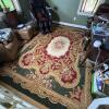 Stunning Aubusson-Style Floral Needlepoint Tapestry Rug, 11&rsquo;9&rdquo; x 8&rsquo;3&rdquo; - 4