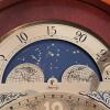 Ridgeway Grandfather Clock with Moon Phase Dial & Brass Pendulum - 5