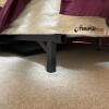 Queen Bed with Dark Wooden Headboard & Optional Tempurpedic Mattress and Bedding - 7