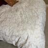 Queen Bed with Dark Wooden Headboard & Optional Tempurpedic Mattress and Bedding - 9
